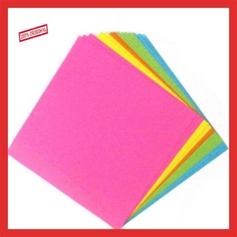 Jual Kertas Lipat Origami 2 Sisi Double Face 20 X 20 25 Lembar Shopee