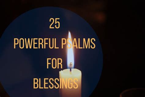 Powerful Psalms For Blessings