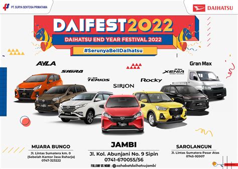 Ikuti Daifest Serunyabelidaihatsu Promo Akhir Tahun Bertabur Hadiah