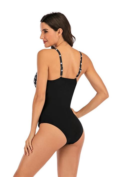 Cheeky One Piece Swimsuit With Strap And High Waist