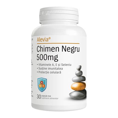 Chimen Negru 500mg 30 Capsule Moi Alevia