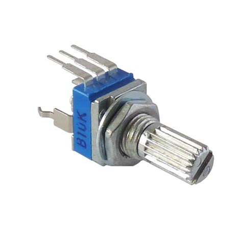 9mm 100K Ohm Rotary Potentiometer With 15mm Shaft