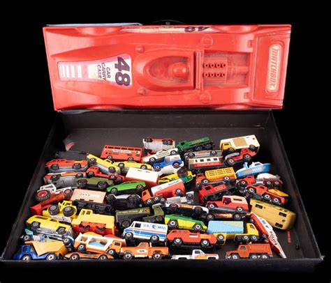 At Auction Vintage Hot Wheels Matchbox And Carrying Case