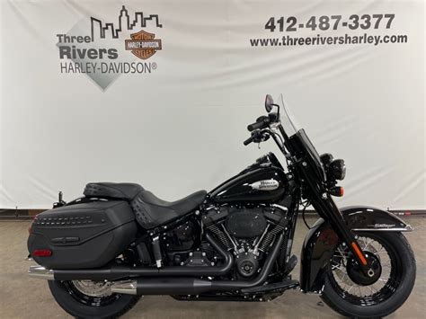 New Harley Davidson Flhcs Heritage Classic Vivid Black For Sale