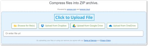 Cómo crear archivos ZIP en línea Windows y Mac