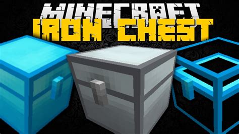 Iron Chests Mod Le Permite Artesanía De Cofre De Hierro Así Como