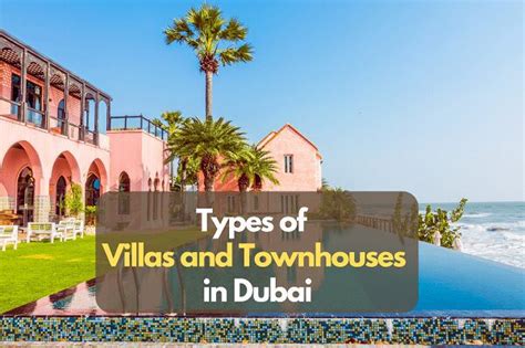 Types of Villas and Townhouses in Dubai - Orchid Homes