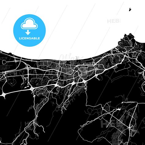 Area map of Muscat, Oman - HEBSTREITS