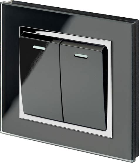 Retrotouch Retractive Pulse Light Switch Gang Black Ct Home