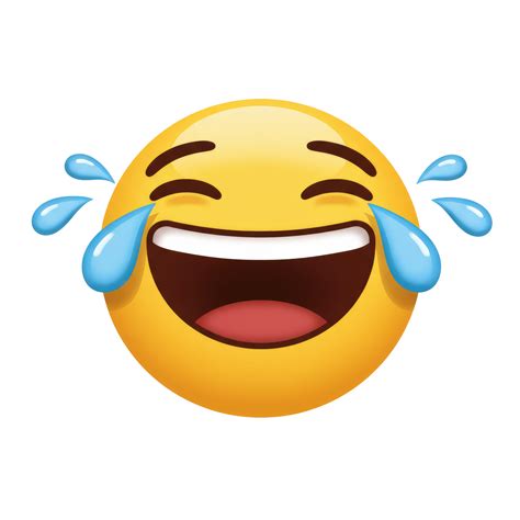 Laughing Tears Emoji Hilarious Face with Joyful Expression 58216108 PNG