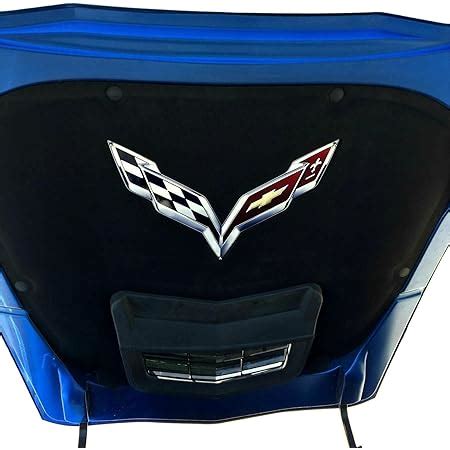 Amazon C Corvette Trunk Lid Liner With Cross Flag Emblem And