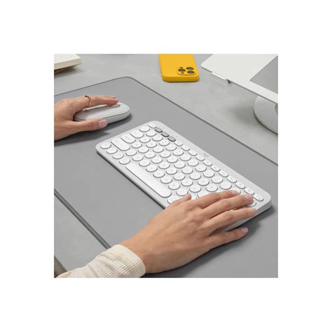 Logitech Pebble 2 Combo Keyboard And Mouse Set Tonal White Grand And Toy