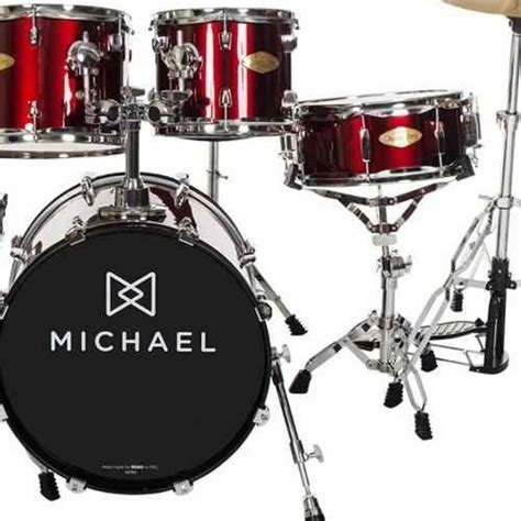 Bateria Ac Stica Completa Bumbo Audition Dm Wr Michael Em