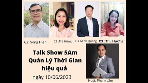 Talk Show Qu N L Th I Gian Hi U Qu Kinh Doanh C Ng Droppii