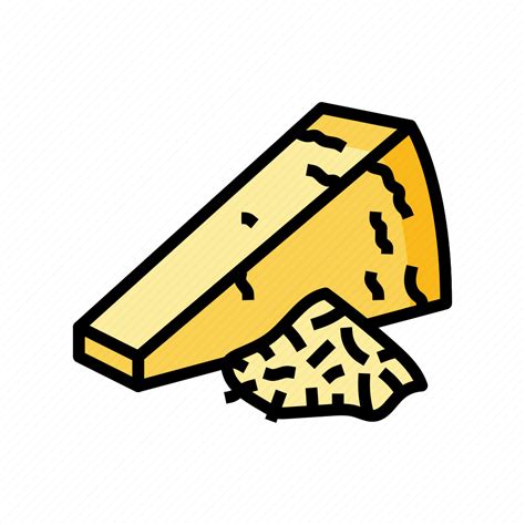 Parmesan Cheese Food Slice Piece Dairy Icon Download On Iconfinder