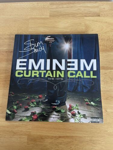 Eminem Curtain Call Signed Vinyl Slim Shady Extremely Rare Neverplayed