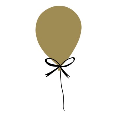 Gold Balloon PNGs for Free Download