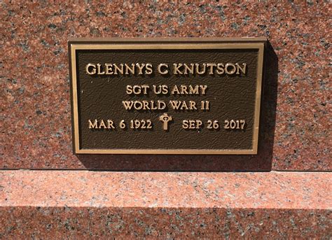 Rev Glennys Clarence Knutson Find A Grave Memorial