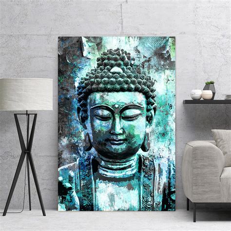 Leinwand Bild Buddha Abstrakt Wandbilder Wanddeko Modern Bilder XXL EBay