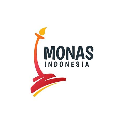 Premium Vector | Monas Indonesia Logo