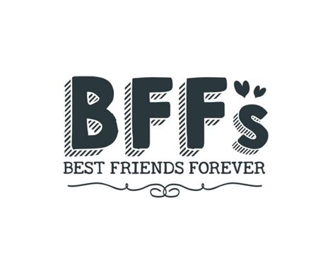 BFF Best Friends Forver Word Art | Best friends, Best friends forever ...