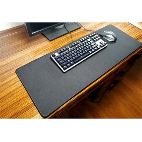 Mouse Pad Gamer Grande X Cm Speed Emborrachado Borda Costurada Preto