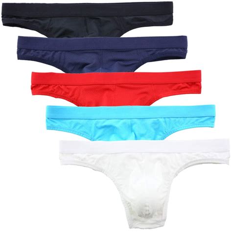 Summer Code Men S Thong Underwear Elastic Micro Mesh Bikini Briefs