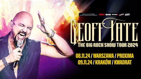 Geoff Tate S Big Rock Show Hits Tour Klub Kwadrat GeoffTate