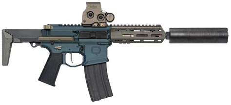 Q Honey Badger Blk Blue Cerakote Sbr Gun Deals