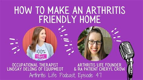 How To Make An Arthritis Friendly Home Episode 47 Of The Arthritis Life Podcast Youtube