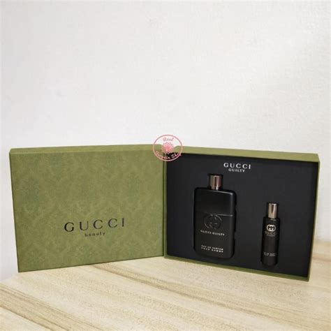 [Original] Gucci Guilty Pour Homme Eau de Parfum For Him Gift Set (Eau De Parfum 90ml + Eau De ...