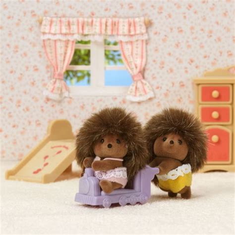 Calico Critters Hedgehog Twins Scooter Girl Toys