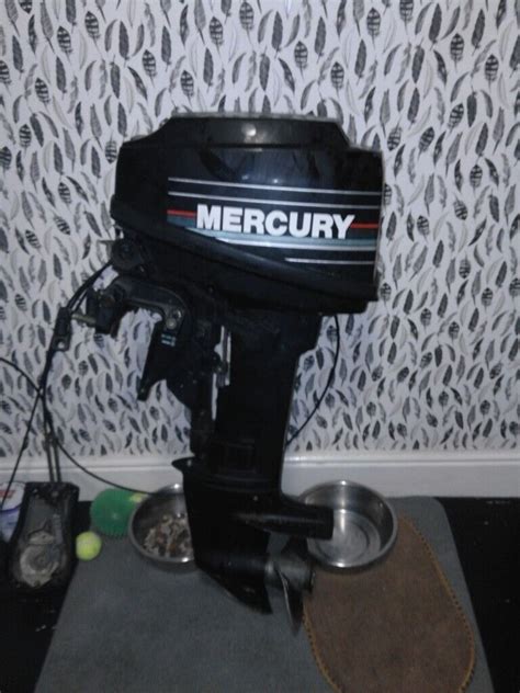 Mercury 9 9 2 Stroke Outboard Motor Recent Service Bought From Marine Shop In Eastwood