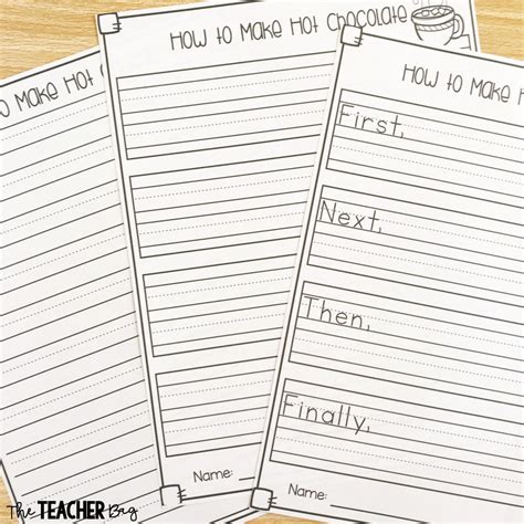 How To Make Hot Chocolate Writing The Teacher Bag