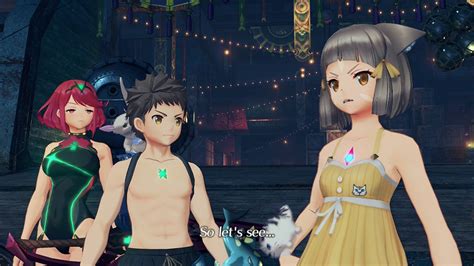 Xenoblade Chronicles 2 Swimsuit Edition Cutscene 058 Theft Of Rocs