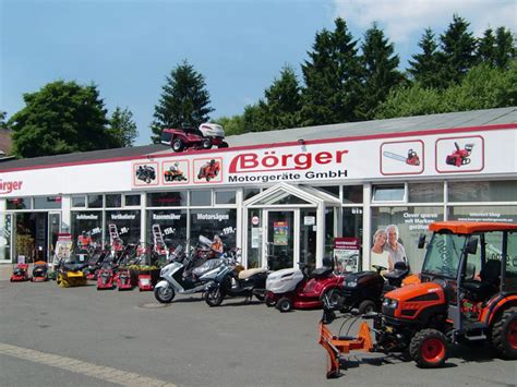 Boerger Motorgeraete Harz Gartentechnik Gartengeraete Aussenansicht Im