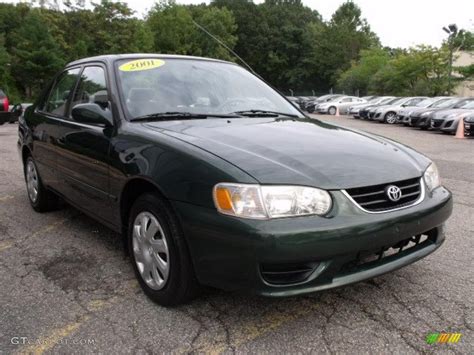 2001 Woodland Green Pearl Toyota Corolla LE 37493238 Photo 2