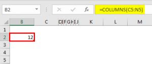 Excel Column To Number What Is It Formula Example Template