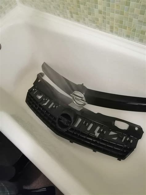 Решетка радиатора — Opel Astra H GTC, 1,8 л, 2008 года | своими руками ...