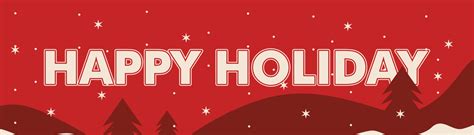 Happy Holiday Background Banner Template 4463893 Vector Art At Vecteezy