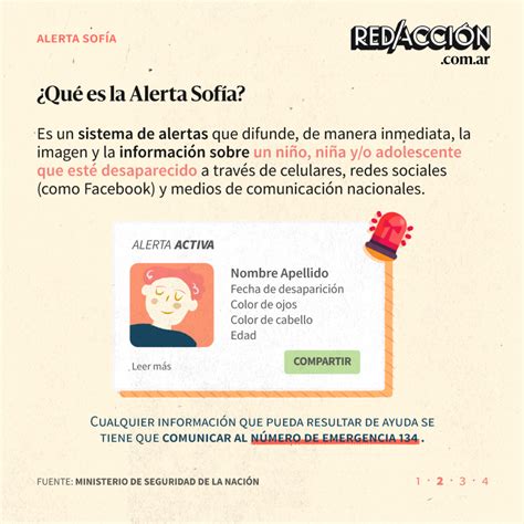 Qué es y cómo funciona la Alerta Sofía RED ACCIÓN