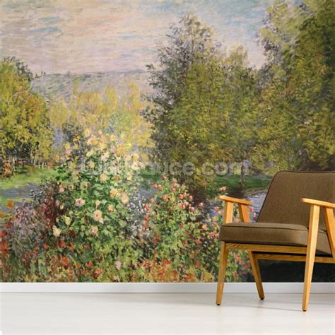 Monet's Garden at Montgeron - Mural | Wallsauce US