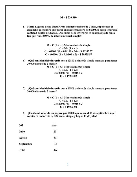 SOLUTION INTERES SIMPLES Y COMPUESTO Studypool