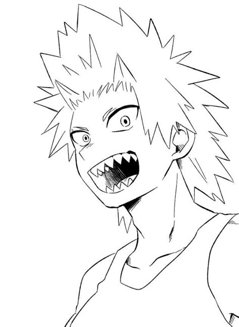 My Hero Academia Coloring Pages Kirishima