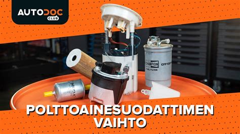 Kuinka Vaihtaa Polttoainesuodatin Autoon Autodoc Ohjevideo Youtube