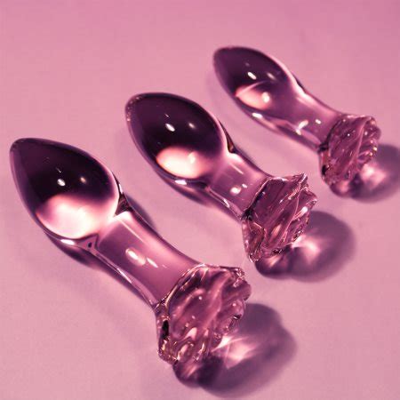 Dream Toys Glaze Glass Rosebud Training Set Set Of Anal Plugs Notino Co Uk