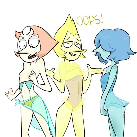 Post 2482904 Blue Pearl Mochakitkat Pearl Steven Universe Yellow Pearl