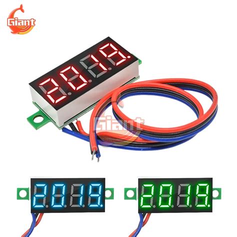 Pouco Polegada Mini Volt Metro Digital Volt Voltage Meter Painel