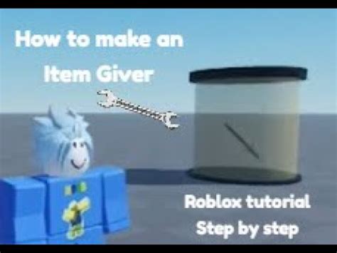 How To Make An Item Giver In Roblox Studio Roblox Studio Scripting