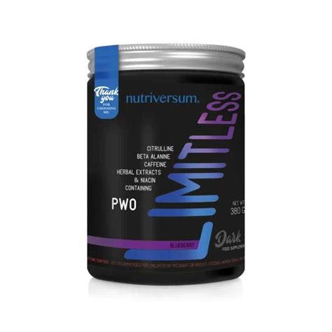 Nutriversum Dark Limitless G Simplesport Hu